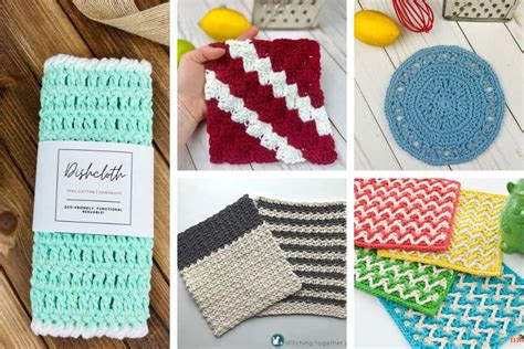 AWESOME Sugar 'N Cream Crochet Dishcloth Patterns