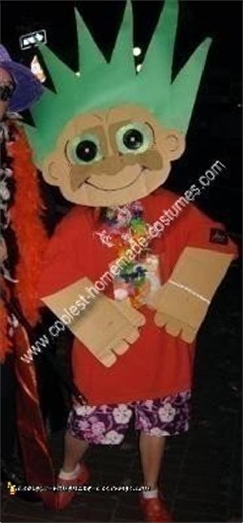 Coolest Homemade Treasure Troll Costume