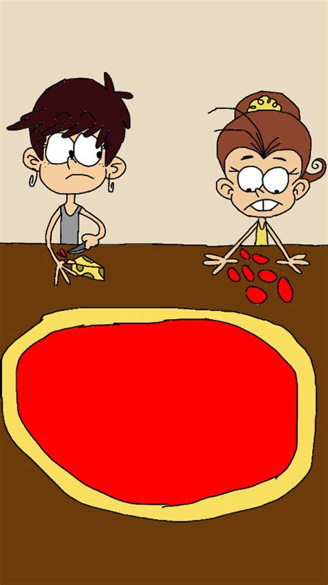 The biggest pizza in the loud house by Kabutopsthebadd on DeviantArt