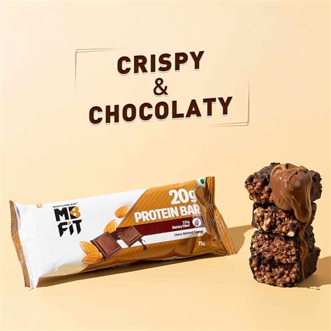 Protein Bar (20 gm Protein) | 6 bar(s) Choco Almond | MuscleBlaze