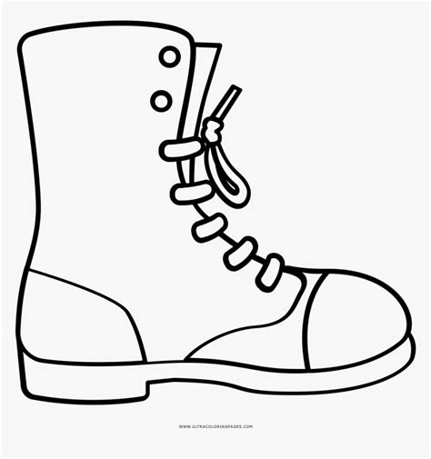 Coloring Army Combat Boots Coloring Pages