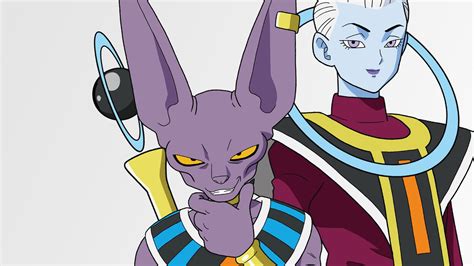 Dragon Ball Super Broly: Beerus and Whis Wallpapers - Cat with Monocle