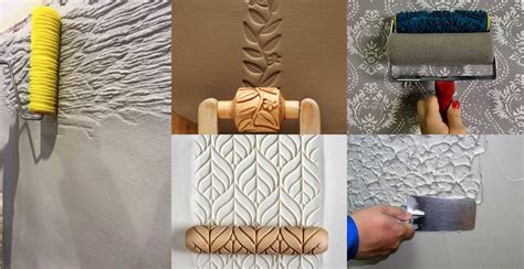 50 Wall Texture Ideas, Learn How To use Decorative Roller - Engineering ...