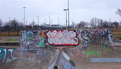 Skatepark Graffiti | Graffiti at an empty skatepark on March… | Flickr