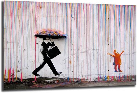 Einstein Just Google it Banksy Graffiti 36x24 Banksy Street Art Newest ...