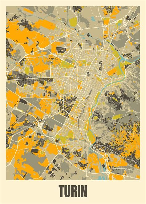 Map of City map of Turin, Italy ǀ Maps of all cities and countries for ...