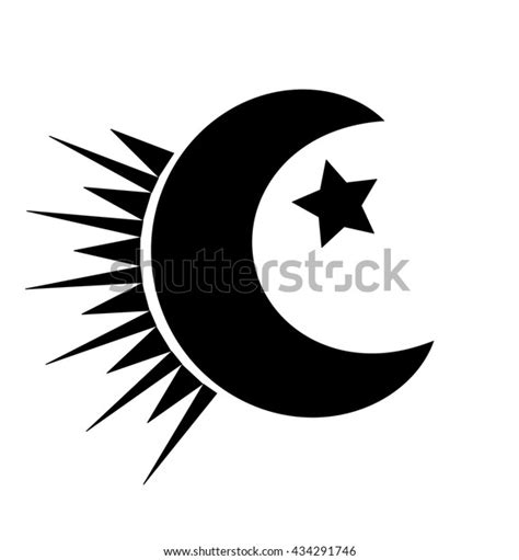 Islam Moon Symbol Stock Vector (Royalty Free) 434291746