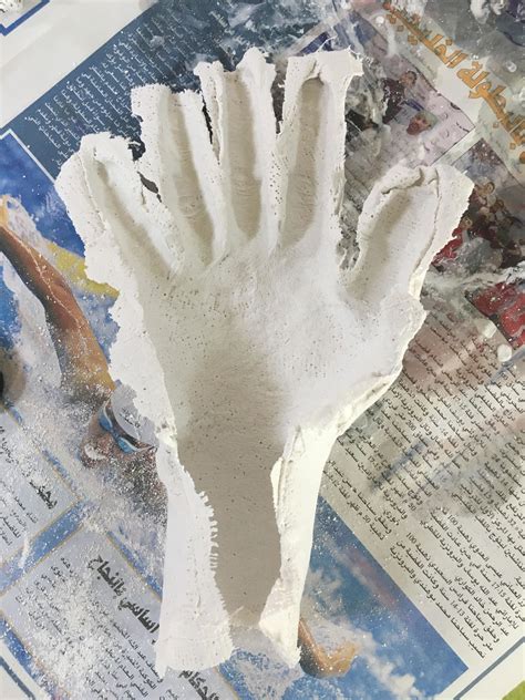 How to make a plaster cast of a hand | Plaster cast, Plaster hands, It cast