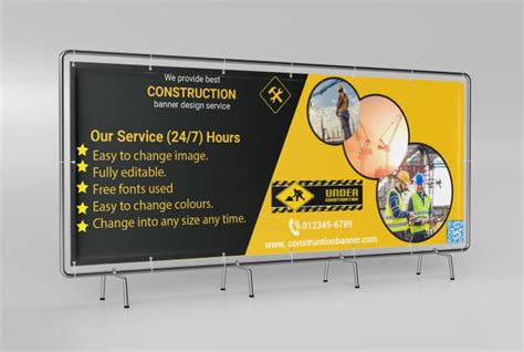 Do construction banner design by Shakibshahh | Fiverr