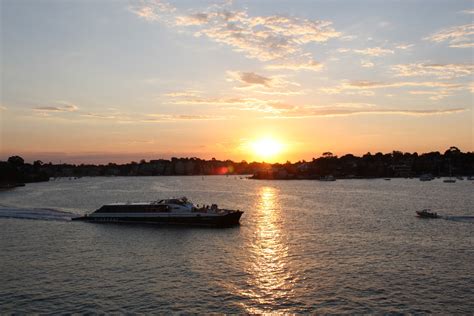 Sydney - City and Suburbs: Parramatta River, sunset