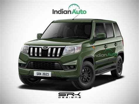 Mahindra Bolero Neo (TUV300 Facelift) Visualized In Digital Rendering