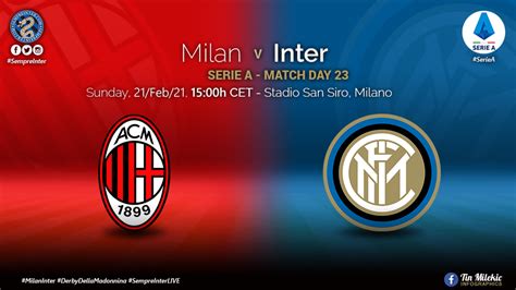 Official - Starting Lineups AC Milan Vs Inter: Ivan Perisic & Christian ...