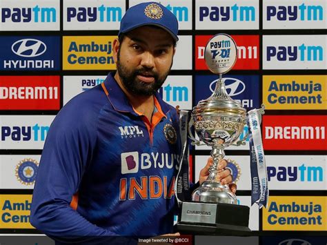 Rohit Sharma Appointed Team India's Captain In ODIs And T20Is, Vice ...