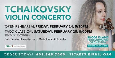 Tchaikovsky Violin Concerto | Veterans Memorial Auditorium