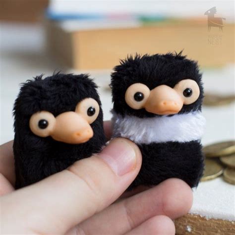 Tinny Niffler plush fantastic beast Handmade - baby Niffler toy Newt ...