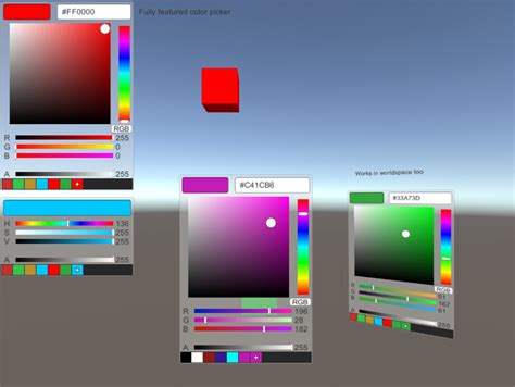 The hsv-color-picker-unity from hsc0der - Coder Social