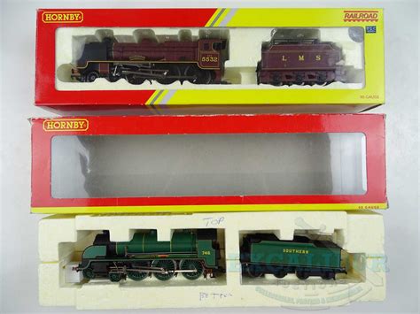 Lot 196 - A pair of HORNBY OO gauge steam locomotives