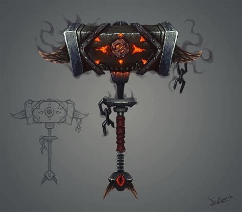 ArtStation - Fantasy Hammer Concept Art