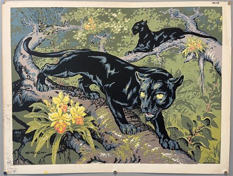 Two Black Panthers Print – Poster Museum