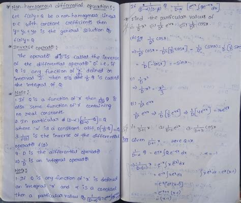 SOLUTION: Non homogeneous differencal equations - Studypool