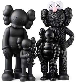 KAWS - KAWS FAMILY (black KAWS Family companion) For Sale at 1stDibs ...