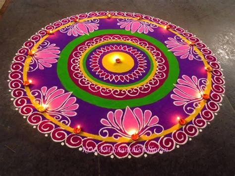 Rangoli Patterns Step By Step