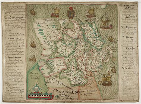 Map Of Ulster Photograph by British Library