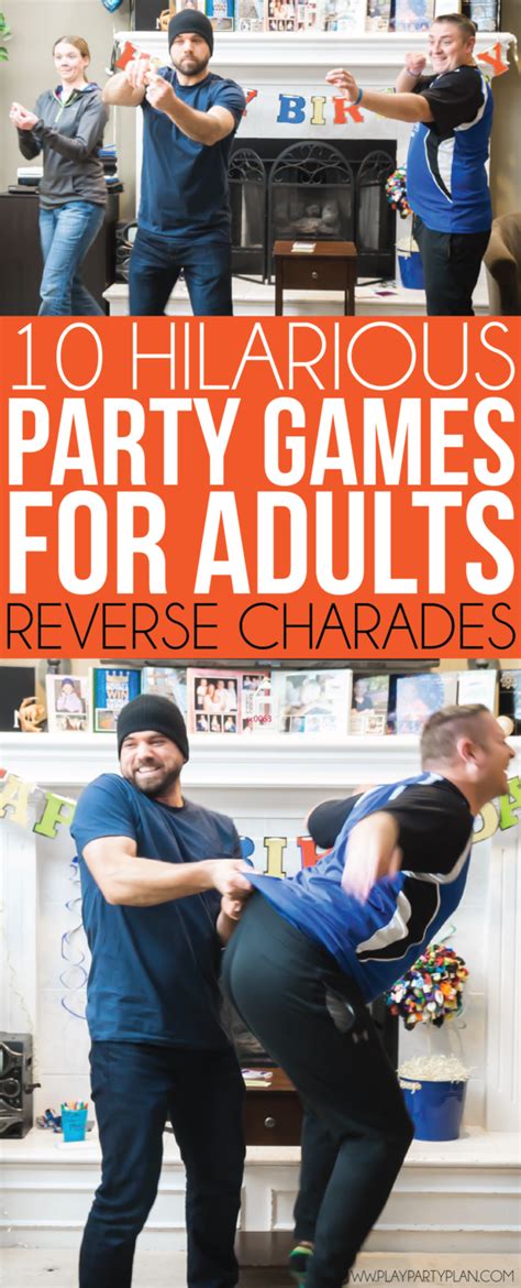 Hilarious Party Games for Adults | Funny party games, Birthday games ...