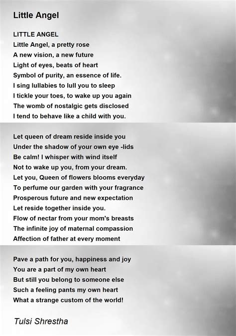 Little Angel - Little Angel Poem by Tulsi Shrestha