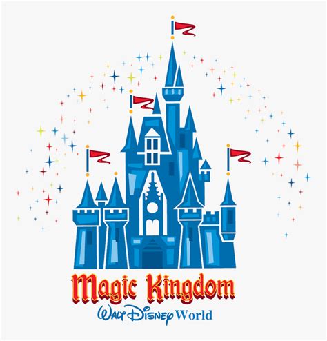 Walt Disney World Magic Kingdom Logo, HD Png Download - kindpng