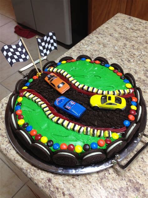 Race Car Cake Ideas : Track Race Birthday Cakes Cake Cupcakes ...