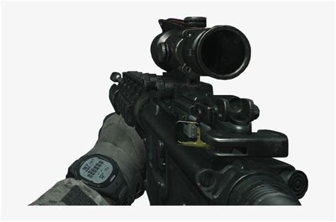 Download Mw3 M4a1 Hybrid Sight - HD Transparent PNG - NicePNG.com