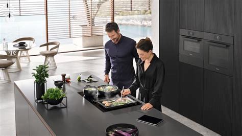 Miele Induction hobs with integrated extractor