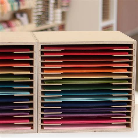 12x12 Paper Holders | Paper organization, Craft paper storage, Paper ...