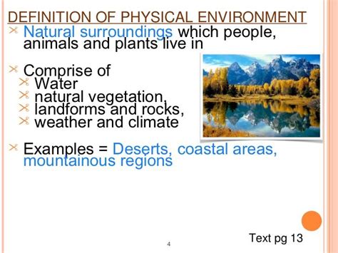 examples of physical environment | Physical and human environment blog ...