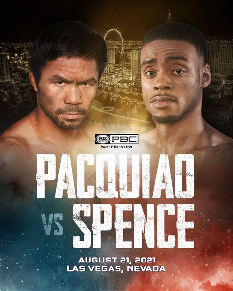 Manny Pacquiao Vs. Errol Spence - Done Deal For Aug.21 In Las Vegas ...