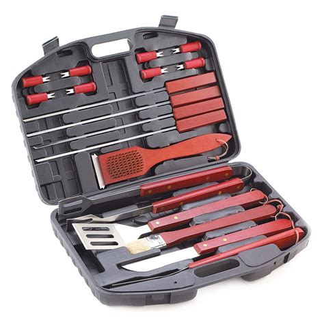 Deluxe Barbeque Tools Set | Bbq tool set, Barbeque tools, Bbq tools