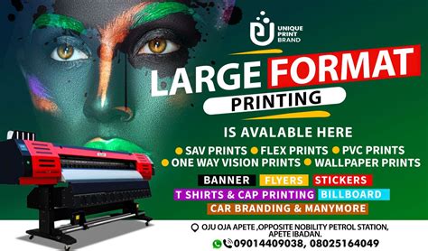 Large format flier design | Banner printing, Social media design ...