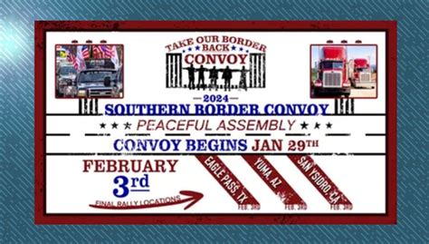 'Take Our Border Back' Convoy Heading to Texas Next Week | SCNR