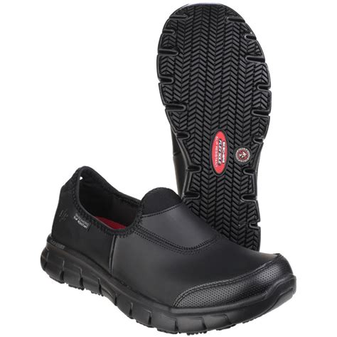 Skechers Womens/Ladies Sure Track Slip Resistant Slip on Work Safety ...