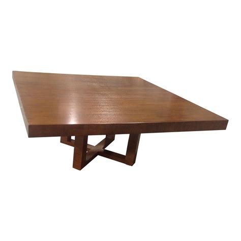 Modern Square Dining Table | Chairish