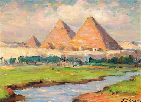 01.2552_sharp_pyramids giza_recto_o2.jpg - Gilcrease Museum