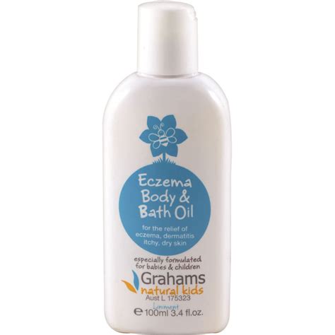 Grahams Natural Kids Eczema Body & Bath Oil (for babies & children ...