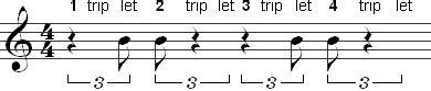 Eighth Note Triplets and Rests