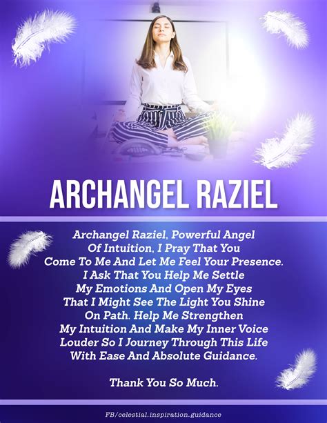 Archangel Raziel | Archangels, Archangel prayers, Inspirational prayers