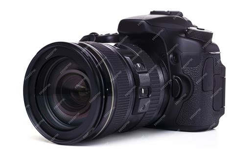 Premium Photo | DSLR camera on white