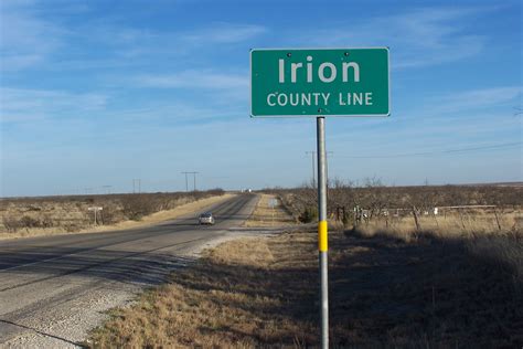 Irion County Line | Entering Irion County from Reagan County… | Flickr ...