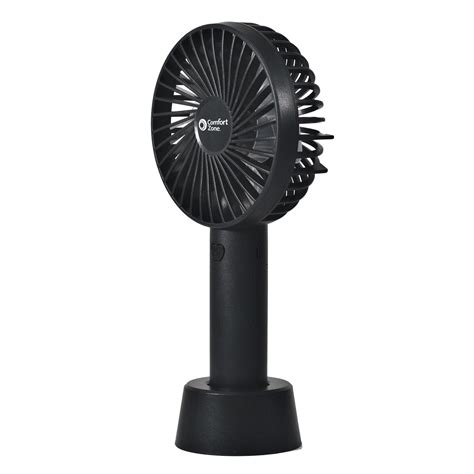 Comfort Zone Handheld Rechargeable Fan - Chargeable Lithium Ion Battery ...