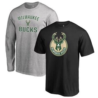 Milwaukee Bucks T-Shirts, Bucks Tees, Shirts | FansEdge