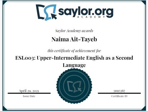 Student Spotlight: Naima Ait-Tayeb | Saylor Academy